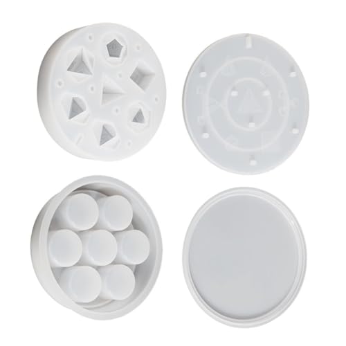 7 Formen, Würfel, Filet, quadratische Dreiecke, Schlüsselanhänger, digitale Spiel-Silikonform, Kristall-Epoxidharz-Form 7 Formen, Würfel, Filet, quadratische Dreiecke, Schlüsselanhänger, digitale Spiel-Silikonform, Kristall-Epoxidharz-Form von AOOOWER