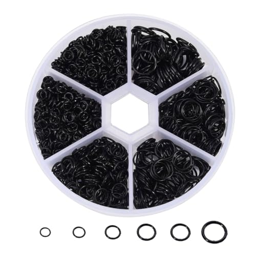 970 offene Spaltringe für Schmuck, Handwerk, Halsketten, Armbänder, Verbindungsstücke 970 offene Spaltringe für Schmuck, Handwerk, Halsketten, Armbänder, Verbindungsstücke von AOOOWER