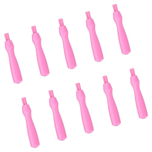 AOOOWER 10 Stück gestanzte Nadelgriffe, Filzwerkzeug, Ersatz-Kits, Stanzwerkzeug, Bastelnadel, Einfädler, Griff, Nähzubehör von AOOOWER