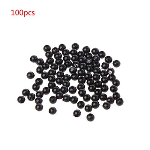 AOOOWER 100 Stück 3-12 Mm Schwarze Sicherheit Für Puppenaugen Nähen Perlen Für DIY Bär Stofftiere Garn Zum Stricken Räumungsverkauf von AOOOWER