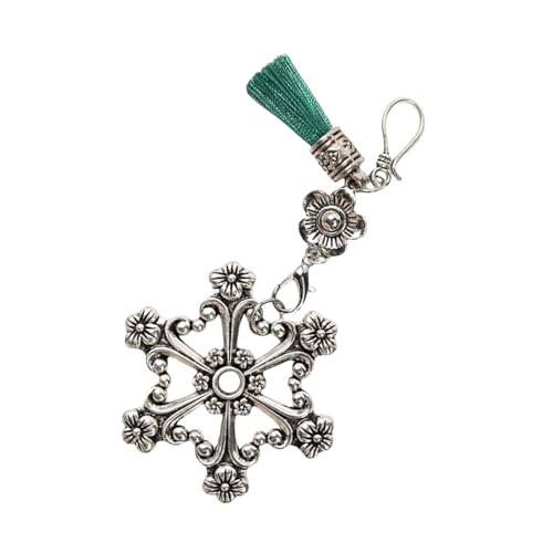 AOOOWER Antike Garnspulen Schneeflockenförmige Garnspulen Stickgarnspulen Metallfadenwickler für Nähgarn AOOOWER Antike Garnspulen Schneeflockenförmige Garnspulen Stickgarnspulen Metallfadenwickler für Nähgarn von AOOOWER
