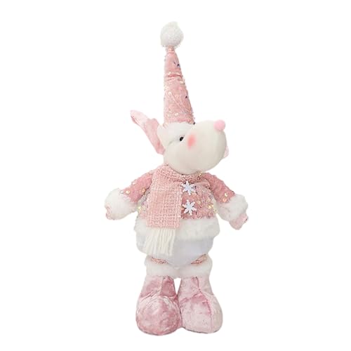 AOOOWER Funkelnder Weihnachtsmann/Schneemann/Hirsch Figur mit Teleskopbeinen, Tischdekoration, Urlaubsdekoration für Schreibtisch und Fenster AOOOWER Funkelnder Weihnachtsmann/Schneemann/Hirsch Figur mit Teleskopbeinen, Tischdekoration, Urlaubsdekoration für Schreibtisch und Fenster von AOOOWER