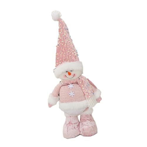 AOOOWER Funkelnder Weihnachtsmann/Schneemann/Hirsch Figur mit Teleskopbeinen, Tischdekoration, Urlaubsdekoration für Schreibtisch und Fenster AOOOWER Funkelnder Weihnachtsmann/Schneemann/Hirsch Figur mit Teleskopbeinen, Tischdekoration, Urlaubsdekoration für Schreibtisch und Fenster von AOOOWER