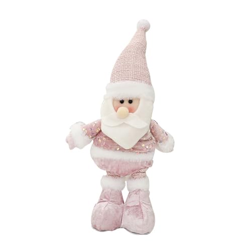 AOOOWER Funkelnder Weihnachtsmann/Schneemann/Hirsch Figur mit Teleskopbeinen, Tischdekoration, Urlaubsdekoration für Schreibtisch und Fenster AOOOWER Funkelnder Weihnachtsmann/Schneemann/Hirsch Figur mit Teleskopbeinen, Tischdekoration, Urlaubsdekoration für Schreibtisch und Fenster von AOOOWER