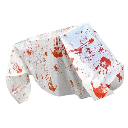AOOOWER Halloween-Horror-Gaze blutige Tischdecke, Stoff, Tischdecke, Dekoration für Häuser, Partys, Halloween-Dekorationen AOOOWER Halloween-Horror-Gaze blutige Tischdecke, Stoff, Tischdecke, Dekoration für Häuser, Partys, Halloween-Dekorationen von AOOOWER