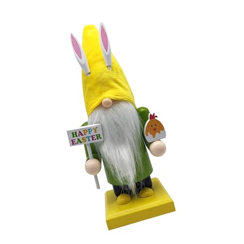 AOOOWER Osterhasen-Ohr-Zwerge, Holzfigur, Frühlings-Thema, schwedische Tomtes-Figur, Statue für Bauernhäuser, Heimdekoration, Tischdekoration AOOOWER Osterhasen-Ohr-Zwerge, Holzfigur, Frühlings-Thema, schwedische Tomtes-Figur, Statue für Bauernhäuser, Heimdekoration, Tischdekoration von AOOOWER