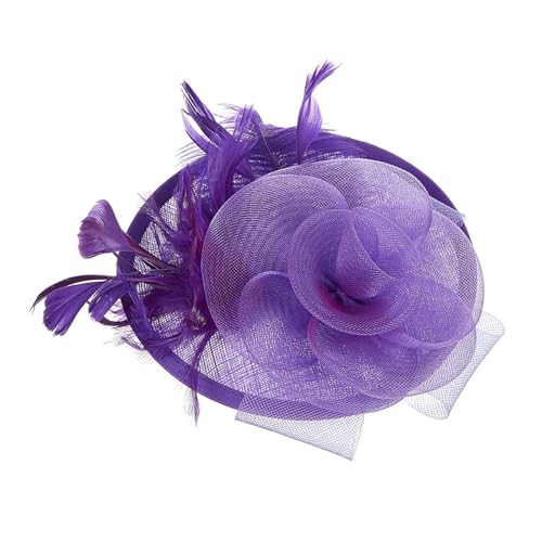 AOOOWER Schöner Fascinator-Hut, zartes britisches Leinen, Brauthut, Accessoire für Themenpartys und Feiern AOOOWER Schöner Fascinator-Hut, zartes britisches Leinen, Brauthut, Accessoire für Themenpartys und Feiern von AOOOWER