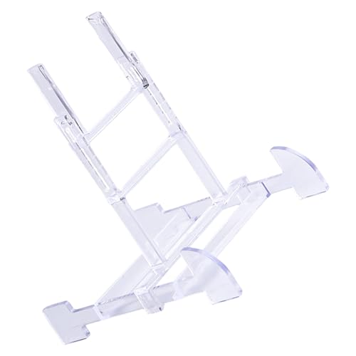 AOOOWER Transparente Kartenständer, elegante Staffelei-Halter für Sportkarten, Handys und Bücher, Organizer, Zuhause, 10 Stück von AOOOWER