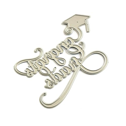 Congrats Grads Stanzschablonen aus Metall, Karbonstahl, Stanzformen für Kartenherstellung, Scrapbooking, Papierkunst, Handwerk Congrats Grads Stanzschablonen aus Metall, Karbonstahl, Stanzformen für Kartenherstellung, Scrapbooking, Papierkunst, Handwerk von AOOOWER