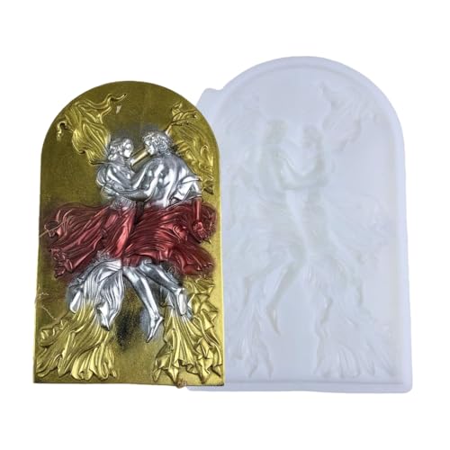 Epoxidharz-Form für Wanddekoration, Silikon-Wandverzierung, Schmuckform von AOOOWER