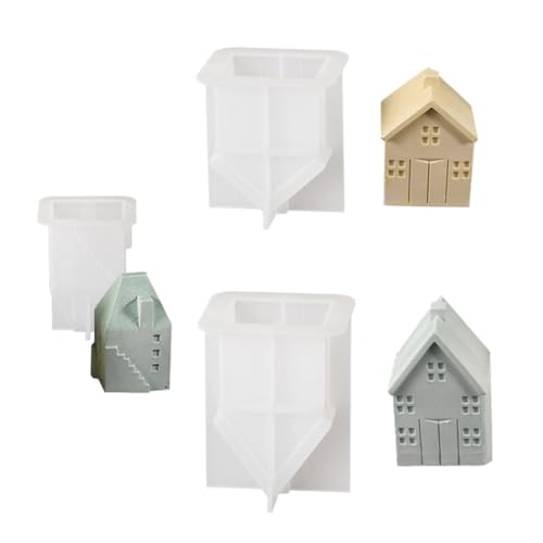 Festive Castles Kerzenformen, flexibles Silikon, 3-teiliges Set Festive Castles Kerzenformen, flexibles Silikon, 3-teiliges Set von AOOOWER