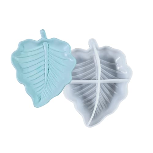 Flexible Silikon-Blattform, Mehrzweck-Schale, Blatt-Tablett, Harzplatte, Gießform für Schmuck und Dessertteller Flexible Silikon-Blattform, Mehrzweck-Schale, Blatt-Tablett, Harzplatte, Gießform für Schmuck und Dessertteller von AOOOWER