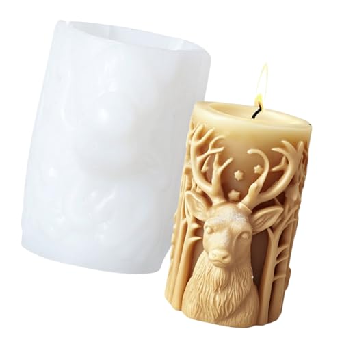 Geprägte Weihnachts-Silikonformen für Seife, Heimdekoration, Zylinder-Silikonformen für Epoxidharz Geprägte Weihnachts-Silikonformen für Seife, Heimdekoration, Zylinder-Silikonformen für Epoxidharz von AOOOWER
