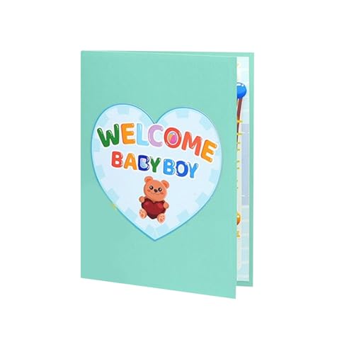 Glückwunschkarte für Neugeborene, Baby, 3D-Popup-Grußkarte, Zubehör für Babypartys, Feste Glückwunschkarte für Neugeborene, Baby, 3D-Popup-Grußkarte, Zubehör für Babypartys, Feste von AOOOWER