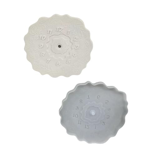Gngerman Silikonformen für Epoxidharz, Uhrform, Kunstharz, Silikonformen für Süßigkeiten, Schokolade, Fondant, Backen Gngerman Silikonformen für Epoxidharz, Uhrform, Kunstharz, Silikonformen für Süßigkeiten, Schokolade, Fondant, Backen von AOOOWER