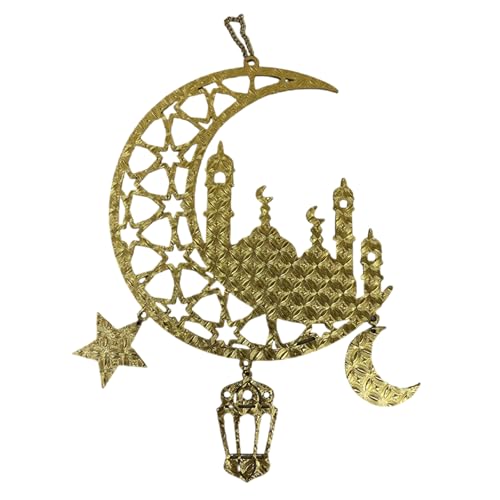 Golden Eid Festival Mondförmiger Holzanhänger Party Dekoration Hängende religiöse Ornament Muslime Partyzubehör Golden Eid Festival Mondförmiger Holzanhänger Party Dekoration Hängende religiöse Ornament Muslime Partyzubehör von AOOOWER