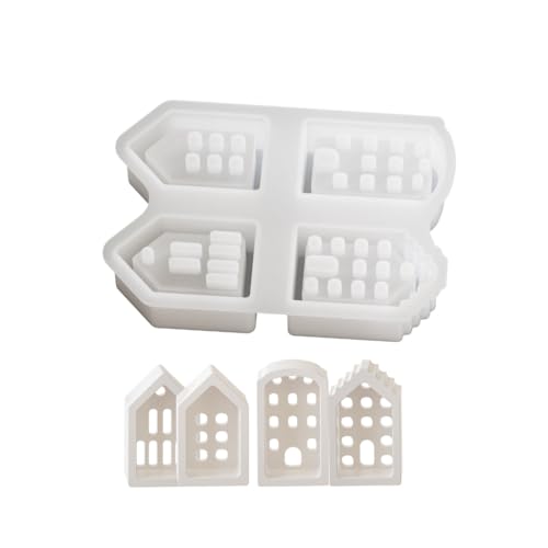 Handgefertigte Hausform Charm Schlüsselanhänger Form Stilvoll Stabiles Silikon Set Zubehör für Bastler Täglicher Gebrauch Handgefertigte Hausform Charm Schlüsselanhänger Form Stilvoll Stabiles Silikon Set Zubehör für Bastler Täglicher Gebrauch von AOOOWER