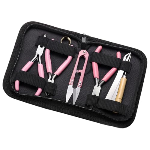 Handgefertigtes Schmuckhersteller-Werkzeug-Set zum Gestalten von Halsketten und Armbändern, unverzichtbares Schmuckwerkzeug-Set für Heimwerker Handgefertigtes Schmuckhersteller-Werkzeug-Set zum Gestalten von Halsketten und Armbändern, unverzichtbares Schmuckwerkzeug-Set für Heimwerker von AOOOWER