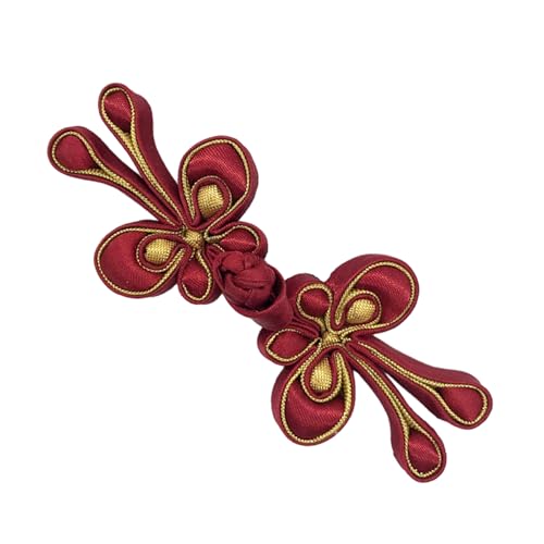 Handgewebter chinesischer Cheongsam-Knotenverschluss mit Schmetterlingen, für Kostüm, Hemd, Anzug, DIY, Nähen, Handwerk, chinesische Knoten, Knöpfe für Cheongsam von AOOOWER
