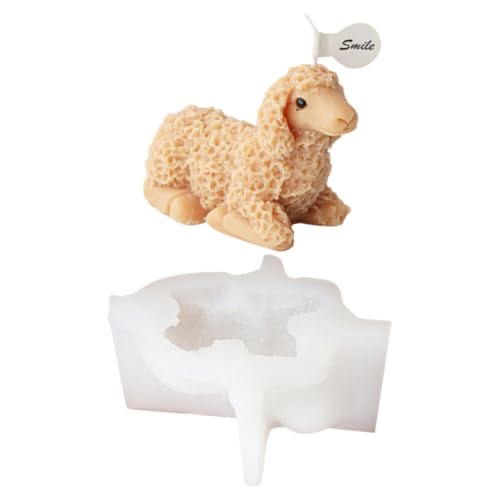 Kleine Schaf-Form für Kerzen, Aromatherapie, Epoxidharz, Schmuckherstellung, handgefertigt, Geschenk für Haustierbesitzer von AOOOWER