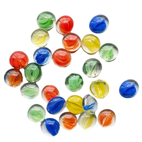 Kleine bunte Glasperlen, 2 cm, Marmorsteine mit flachem Boden, für Heimdekoration und zum Basteln, Vasenfüller, 1 kg Kleine bunte Glasperlen, 2 cm, Marmorsteine mit flachem Boden, für Heimdekoration und zum Basteln, Vasenfüller, 1 kg von AOOOWER