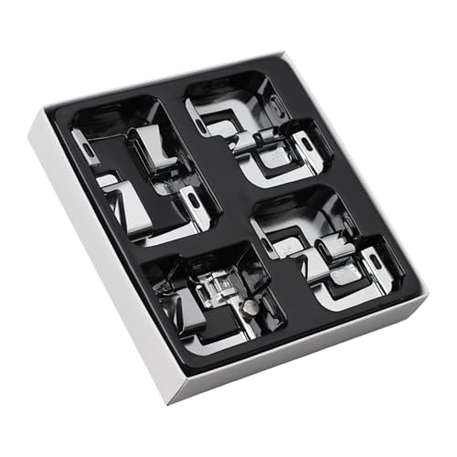 Nähfuß-Set für Nähmaschinen, verstellbar, breit, gerollt, 7 Größen, 7 Stück Nähfuß-Set für Nähmaschinen, verstellbar, breit, gerollt, 7 Größen, 7 Stück von AOOOWER
