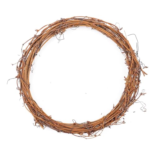 Praktischer Rattan-Rankenrahmen zum Basteln von Kränzen und Girlanden, Mondform, natürliche Weinreben, Ringe für Heimdekorationen Praktischer Rattan-Rankenrahmen zum Basteln von Kränzen und Girlanden, Mondform, natürliche Weinreben, Ringe für Heimdekorationen von AOOOWER
