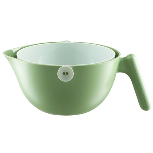 Praktisches Küchensieb mit Schüssel, Küchensieb, Servierkorb, Waschkorb, Gemüsewaschwerkzeug Praktisches Küchensieb mit Schüssel, Küchensieb, Servierkorb, Waschkorb, Gemüsewaschwerkzeug von AOOOWER