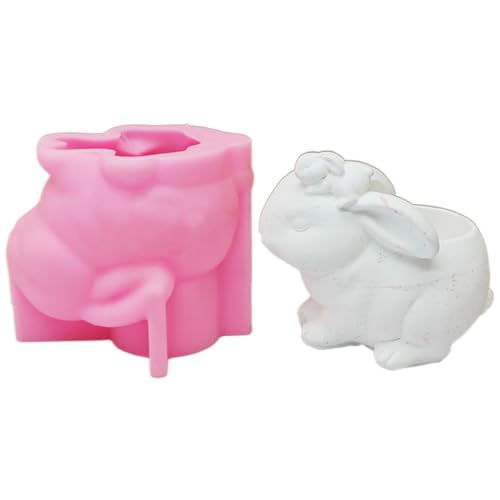 Silikonform für Blumentöpfe, Gießform, Sukkulenten, Kaninchen, Stifthalter, Epoxidharz-Formen Silikonform für Blumentöpfe, Gießform, Sukkulenten, Kaninchen, Stifthalter, Epoxidharz-Formen von AOOOWER