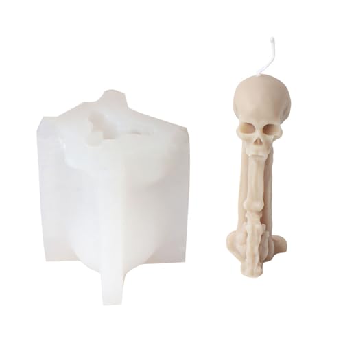 Silikonformen mit Skelettkopf für Seife, Halloween-Dekoration, Gips-Dekoration, Totenkopf-Form Silikonformen mit Skelettkopf für Seife, Halloween-Dekoration, Gips-Dekoration, Totenkopf-Form von AOOOWER