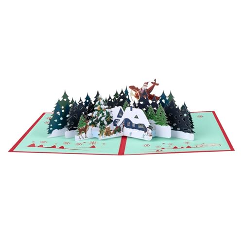 Weihnachtskarte mit Umschlag, handgefertigt, Festival-Grußkarte, stilvolle Geschenke, Postkarte, Heimdekoration Weihnachtskarte mit Umschlag, handgefertigt, Festival-Grußkarte, stilvolle Geschenke, Postkarte, Heimdekoration von AOOOWER