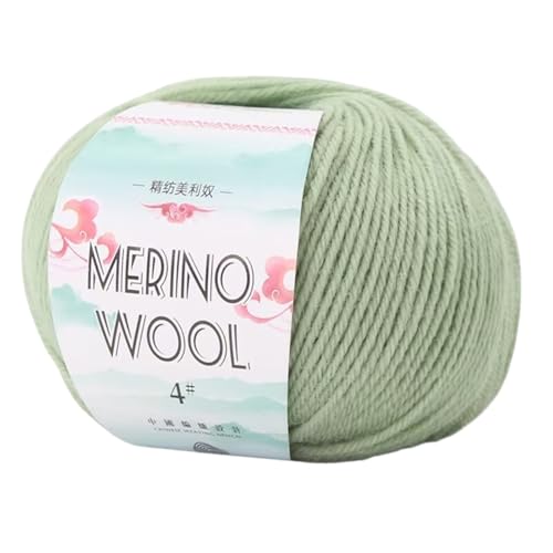 Wollgarn, 50 g, 130 m/Rolle, weiches Wollgarn, Handstrickgarn, Garn zum Stricken, Häkeln von Teppichen, Pullovern, Schals Wollgarn, 50 g, 130 m/Rolle, weiches Wollgarn, Handstrickgarn, Garn zum Stricken, Häkeln von Teppichen, Pullovern, Schals von AOOOWER