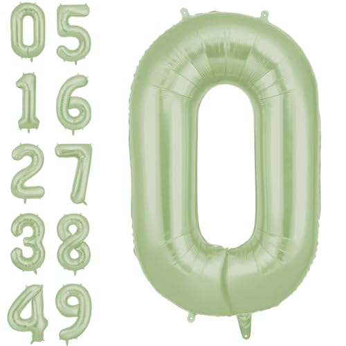 AOOSU Zahlen Luftballon Grün, Folienballon Zahl 0, 40 Zoll Helium Ballons Geburtstagsdeko Mädchen Junge Kindergeburtstag Party Deko Ballon Zahl Deko zum Geburtstag Silvester Deko Neujahr Deko AOOSU Zahlen Luftballon Grün, Folienballon Zahl 0, 40 Zoll Helium Ballons Geburtstagsdeko Mädchen Junge Kindergeburtstag Party Deko Ballon Zahl Deko zum Geburtstag Silvester Deko Neujahr Deko von AOOSU