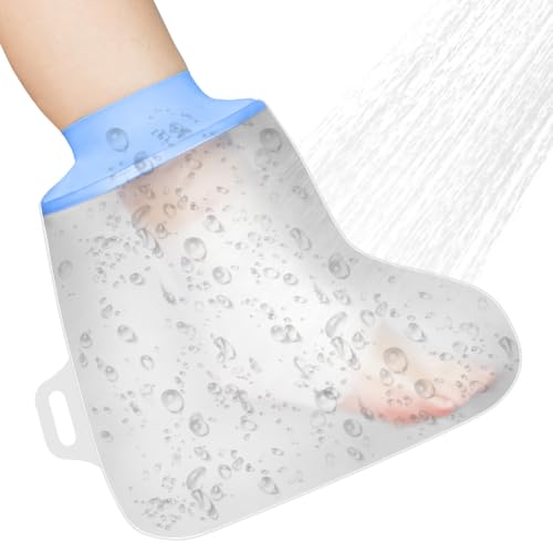 AOOWU Duschschutz Fuß Wasserdichter Rutschfest Für Erwachsene, Wiederverwendbar Bein Duschschutz, Fußabdeckung für Dusche ür Gebrochener Zeh, Knöchel, Fuß Gips Unterschenkel Gipsbinden AOOWU Duschschutz Fuß Wasserdichter Rutschfest Für Erwachsene, Wiederverwendbar Bein Duschschutz, Fußabdeckung für Dusche ür Gebrochener Zeh, Knöchel, Fuß Gips Unterschenkel Gipsbinden von AOOWU