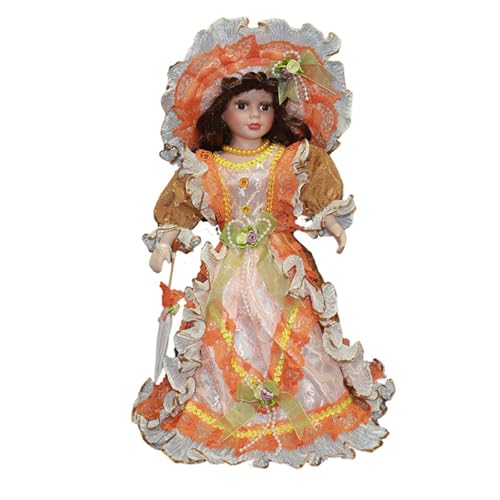 AOSAIXIS Künstlerische Triangel Porzellanpuppen Sammlerspielzeug Golden Bowknot Pailletten Einzigartige Porzellanpuppen Abbildung Miniaturporzellanpuppe AOSAIXIS Künstlerische Triangel Porzellanpuppen Sammlerspielzeug Golden Bowknot Pailletten Einzigartige Porzellanpuppen Abbildung Miniaturporzellanpuppe von AOSAIXIS