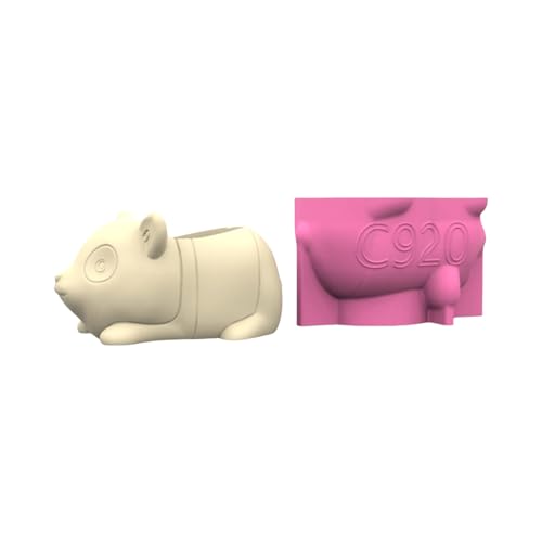 Handgefertigter Epoxidharz Silikon Pflanzerform Tierform Kreative Betonvase Formen Für Sukkulenten Und Kleine Pflanzen von AOSAIXIS