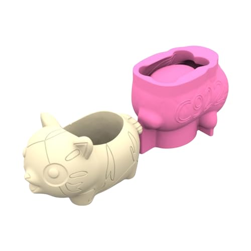 Handgefertigter Epoxidharz Silikon Pflanzerform Tierform Kreative Betonvase Formen Für Sukkulenten Und Kleine Pflanzen von AOSAIXIS
