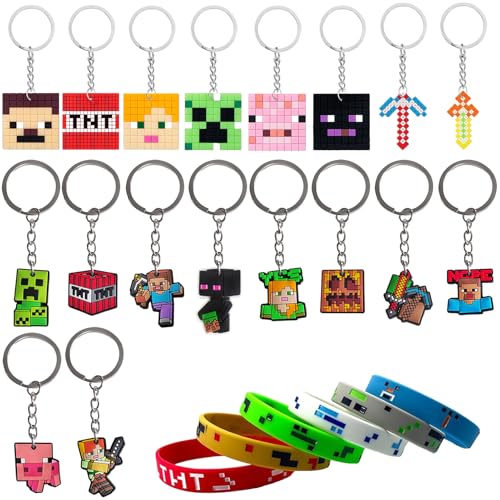 AOT Schlüsselanhänger und Silikon-Armbänder, Partytütenfüller, Schlüsselanhänger für Kindergeburtstage, Motto-Partys, Schlüsselanhänger, Partygeschenke, niedliche Cartoon-Schlüsselanhänger AOT Schlüsselanhänger und Silikon-Armbänder, Partytütenfüller, Schlüsselanhänger für Kindergeburtstage, Motto-Partys, Schlüsselanhänger, Partygeschenke, niedliche Cartoon-Schlüsselanhänger von AOT