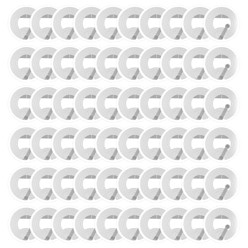 60 Stück Nfc Sticker Nfc Chip Nfc Tags 213 Weißes Etikett Nfc Tag Sticker Programmierbar Identifizierung, Fälschungsschutz, Rückverfolgbarkeit Funktioniert mit Allen Nfc-Fähigen Telefonen und Geräten von AOUZOVLI