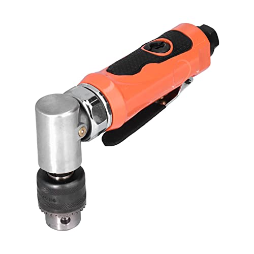 AOWINHIT Pneumatische Bohrer Luftwinkelbohrmaschine 90 ° 1/4in 6 Mm Elbogenkopf -Werkzeug KP -555L für den Industriellen Gebrauch (Amerikanischer Stil) von AOWINHIT