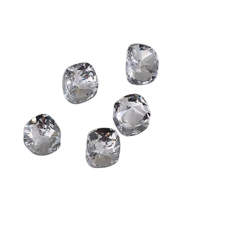 10 Stück Nagel Strass steine, Glas kristalle verzerrend Herz Super glänzende Charms, Diy Nail Art Dekoration Handwerk für Mädchen Frauen von AOYEAH