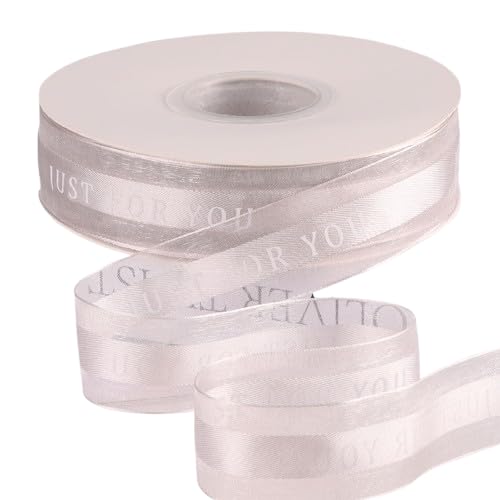 2,5 cm Polyester Seiden band, Englischer Buchstabe Satin Border Mesh Farbiges Band, Geburtstags torte Geschenke Blume Diy Verpackungs dekor 2,5 cm Polyester Seiden band, Englischer Buchstabe Satin Border Mesh Farbiges Band, Geburtstags torte Geschenke Blume Diy Verpackungs dekor von AOYEAH