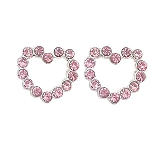 2 Stück Herz nagel Charms, 3D bunte Strass Kristall Nagel Kunst Aufkleber, Maniküre Zubehör 2 Stück Herz nagel Charms, 3D bunte Strass Kristall Nagel Kunst Aufkleber, Maniküre Zubehör von AOYEAH