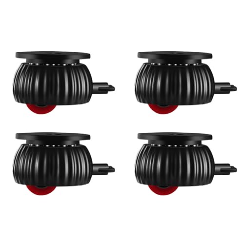 4PCs mit Brems kleber Universal Radguss Edelstahl Perlen 360 ° Rotation Typ Möbel Rollen Rollen Rollen von AOYEAH