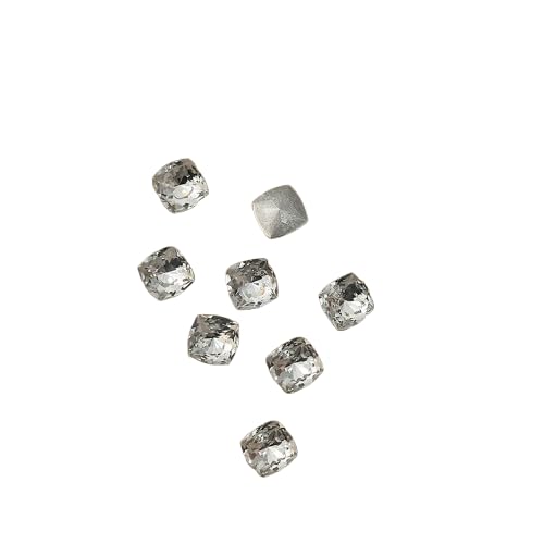 5 Stück klare Nagel Strass steine, 3D Kristall Herz rechteckige Nagel Charms, Frauen DIY Nagel Design Dekorationen 5 Stück klare Nagel Strass steine, 3D Kristall Herz rechteckige Nagel Charms, Frauen DIY Nagel Design Dekorationen von AOYEAH