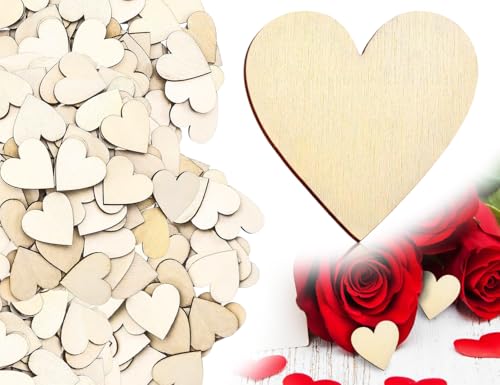 AOYEGIC 100 Stück Holzherzen,Holz Herzen Zum Beschriften,Naturholzscheiben Unlackiert Hochzeitsdeko,Klein holzplättchen Streudeko,holzplättchen Tischdeko,holzherz Für Gästebuch DIY Handwerk(50 mm) AOYEGIC 100 Stück Holzherzen,Holz Herzen Zum Beschriften,Naturholzscheiben Unlackiert Hochzeitsdeko,Klein holzplättchen Streudeko,holzplättchen Tischdeko,holzherz Für Gästebuch DIY Handwerk(50 mm) von AOYEGIC