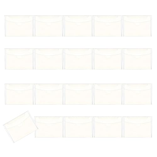 20 Stück Dokumententaschen, transparente Umschläge, Aufbewahrungstaschen, Wasserakten, Umschläge, Dokumentenmappe für Schule, Bürobedarf 20 Stück Dokumententaschen, transparente Umschläge, Aufbewahrungstaschen, Wasserakten, Umschläge, Dokumentenmappe für Schule, Bürobedarf von AOYUDJ