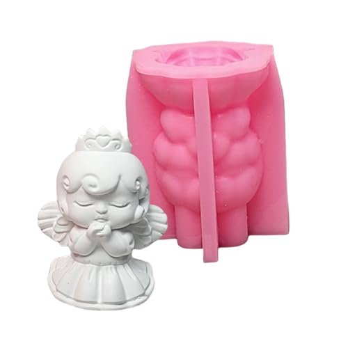 3D-Silikonformen für kleine Mädchen, Epoxidharz, für Seife, Schokolade, Fondant, Süßigkeiten, Backen von AOYUDJ
