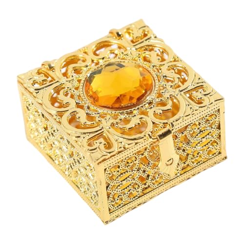 AOYUDJ Dekorativer Schmuck-Organizer, Aufbewahrungsbehälter, elegante Retro-Schmuckschatulle für Halskette und Ohrringe AOYUDJ Dekorativer Schmuck-Organizer, Aufbewahrungsbehälter, elegante Retro-Schmuckschatulle für Halskette und Ohrringe von AOYUDJ