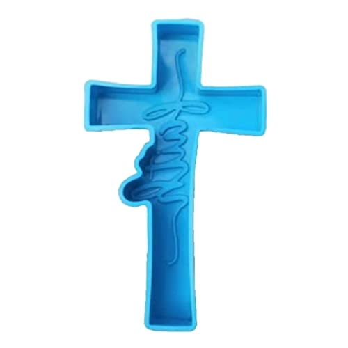 Faith For Molds Silikon-Epoxidharz-Form für Schmuckherstellung, Halskette, dekoratives Handwerk, Seife, Wachs, Schmelzen Ton von AOYUDJ